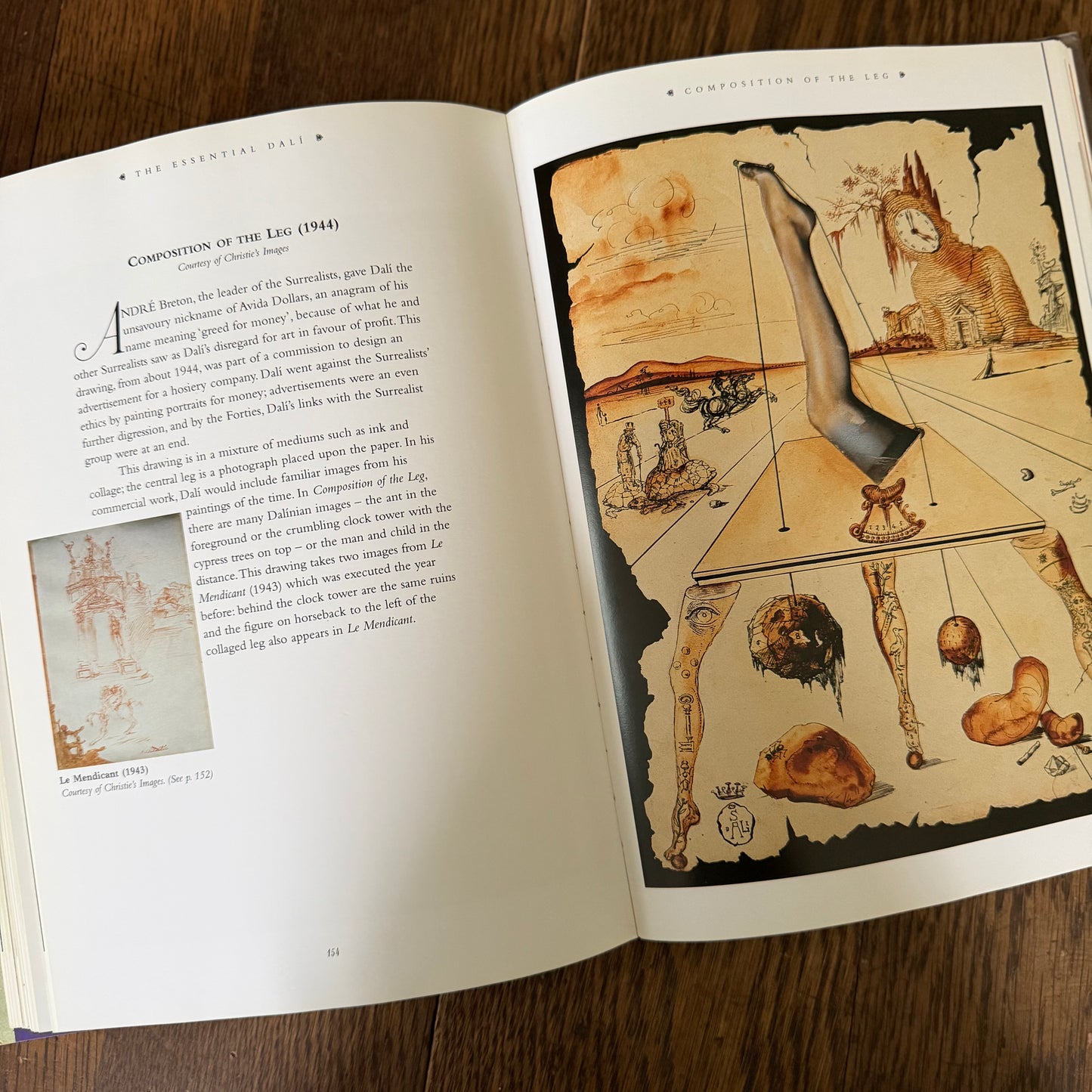 Essential Dali by Kirsten Bradbury - Salvador Dalí Vintage Illustrated Art Coffee Table Book