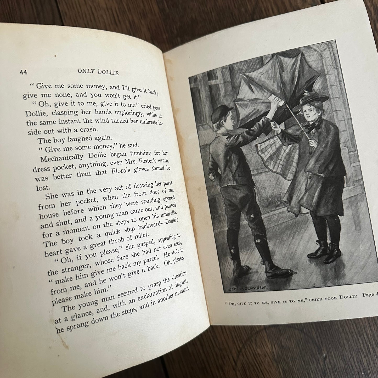 Set of 8 Nina Rhoades Antique Children’s Books (1901–1914) — Illustrated by Bertha Davidson Hoxie — Lothrop Lee & Shepard — Brick House Series