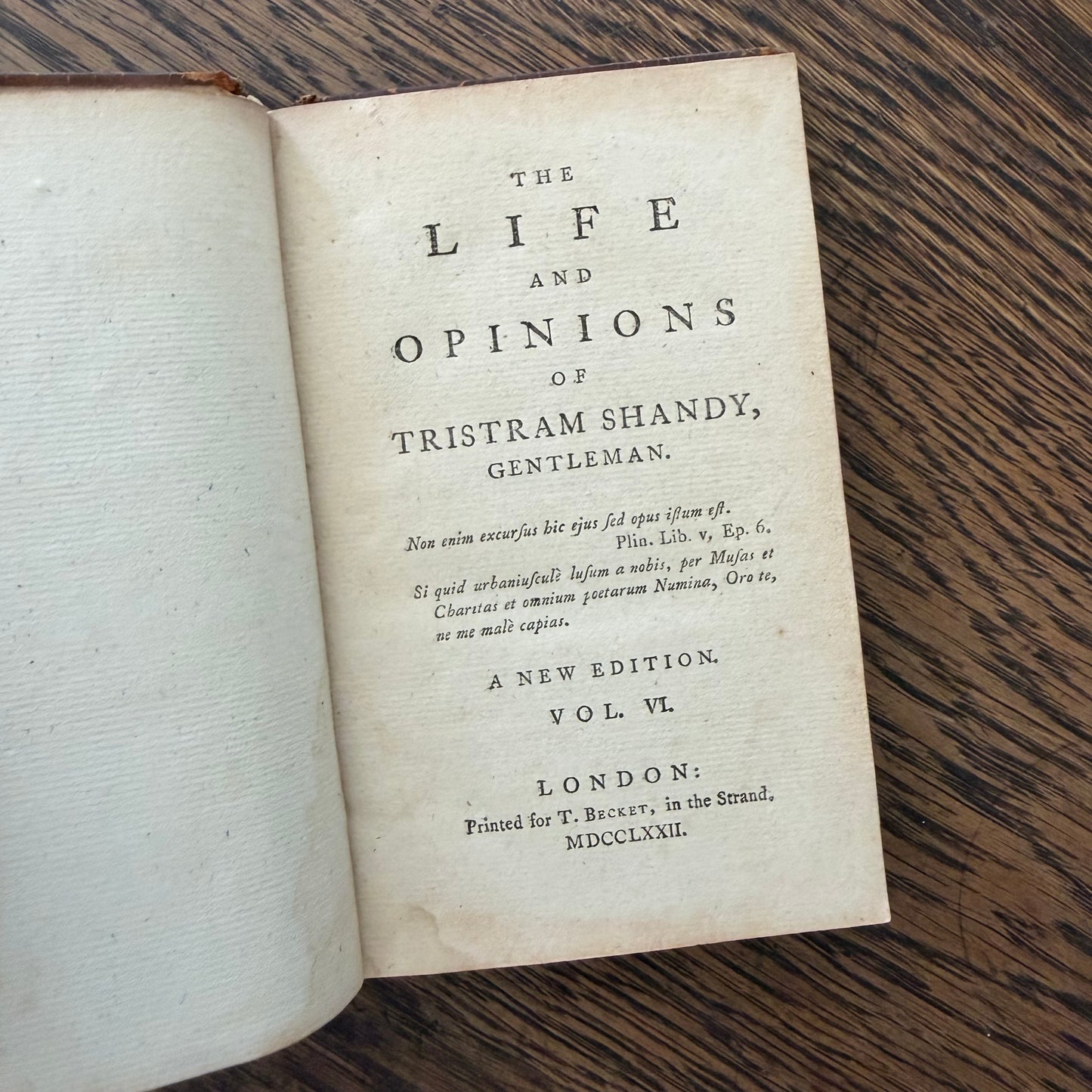 Antique Leather Bound Books Set of 5 | 1700s–1900s Decor Collection | Tristram Shandy 1772 | Fielding 1782 | Crandall 1909 | Apothecary Book