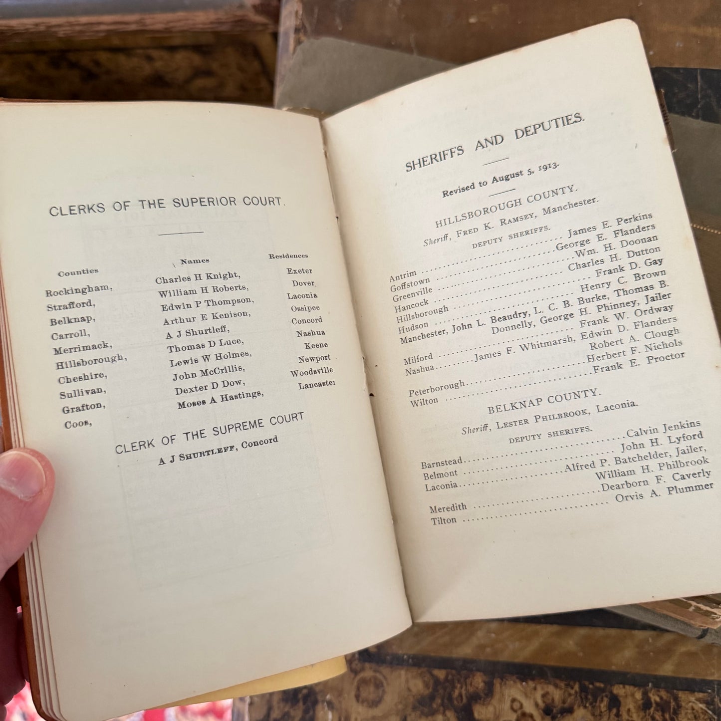 Victorian Autograph Albums 1889–1914 + 1930s Scrapbook + 1928 Ledger + NH Court Record Book Antique Paper Ephemera Collection
