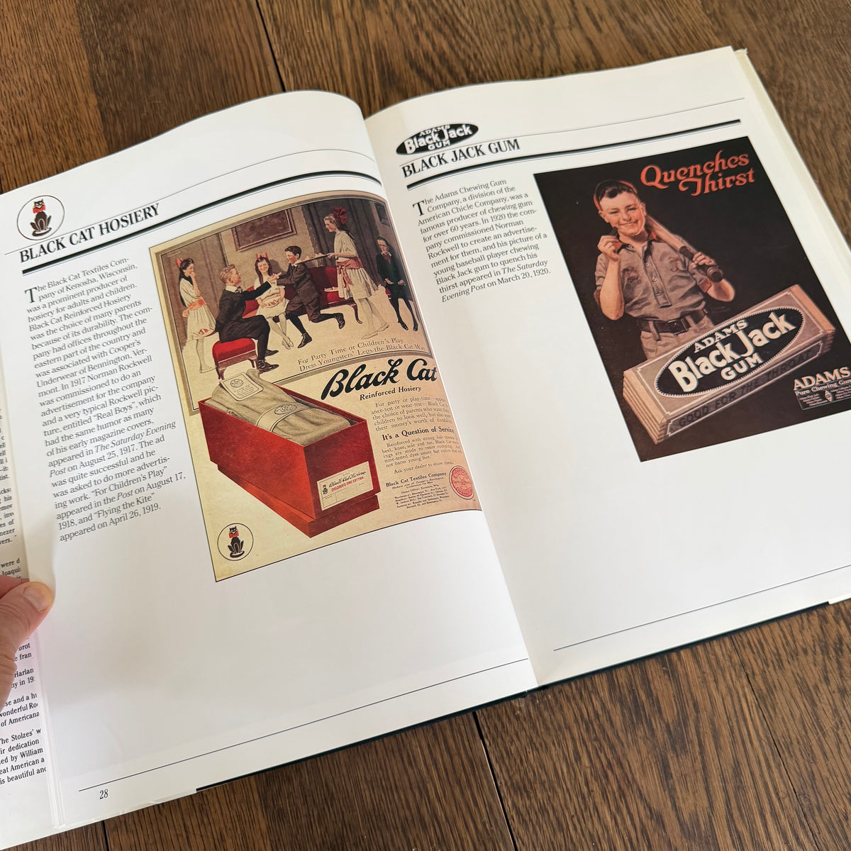 The Advertising World of Norman Rockwell 1986 Harrison House | Oversized Art Book 200+ Color Illustrations Americana Advertising Illustration History
