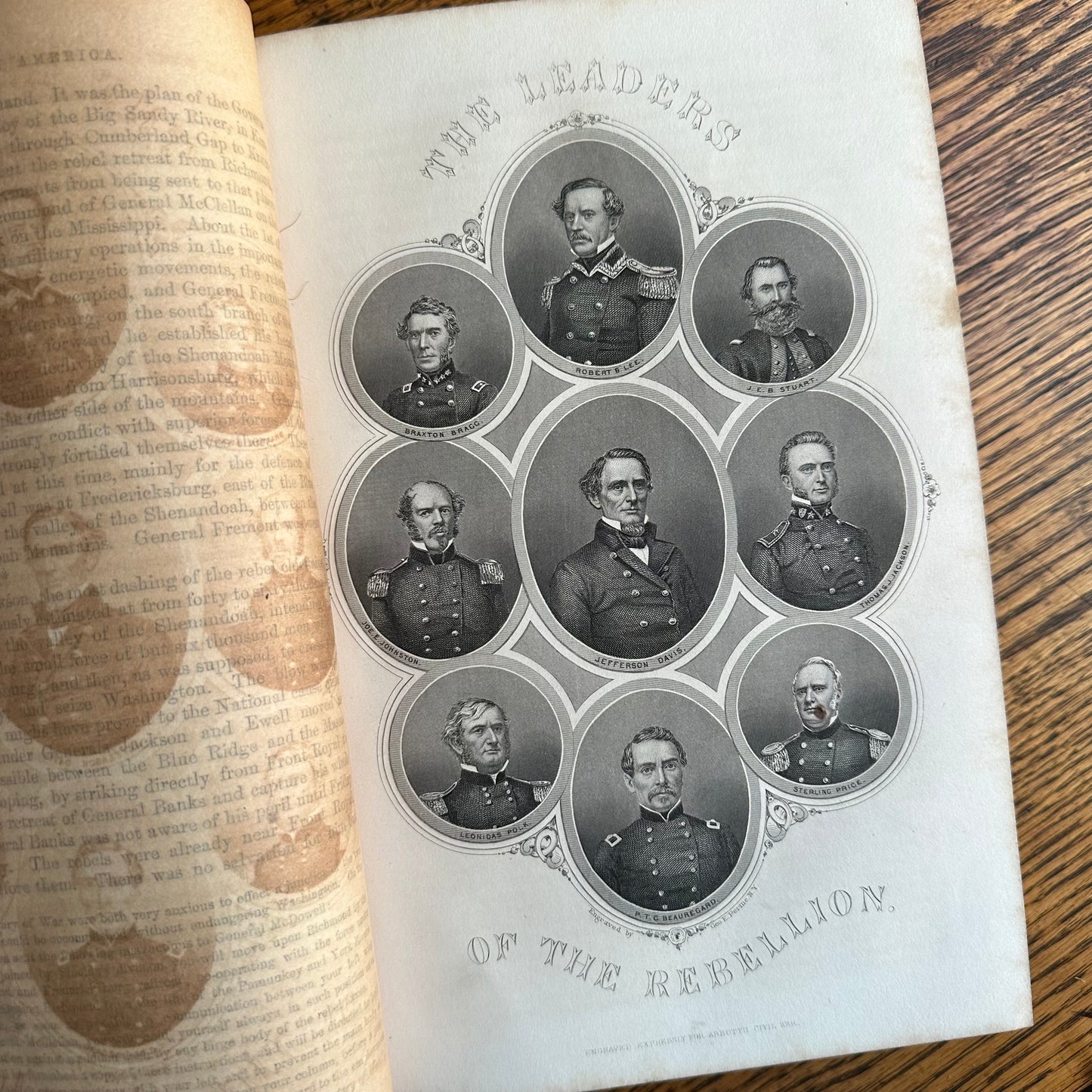 The History of the Civil War in America - A 2-Volume Leather-Bound Set - 1863-1868