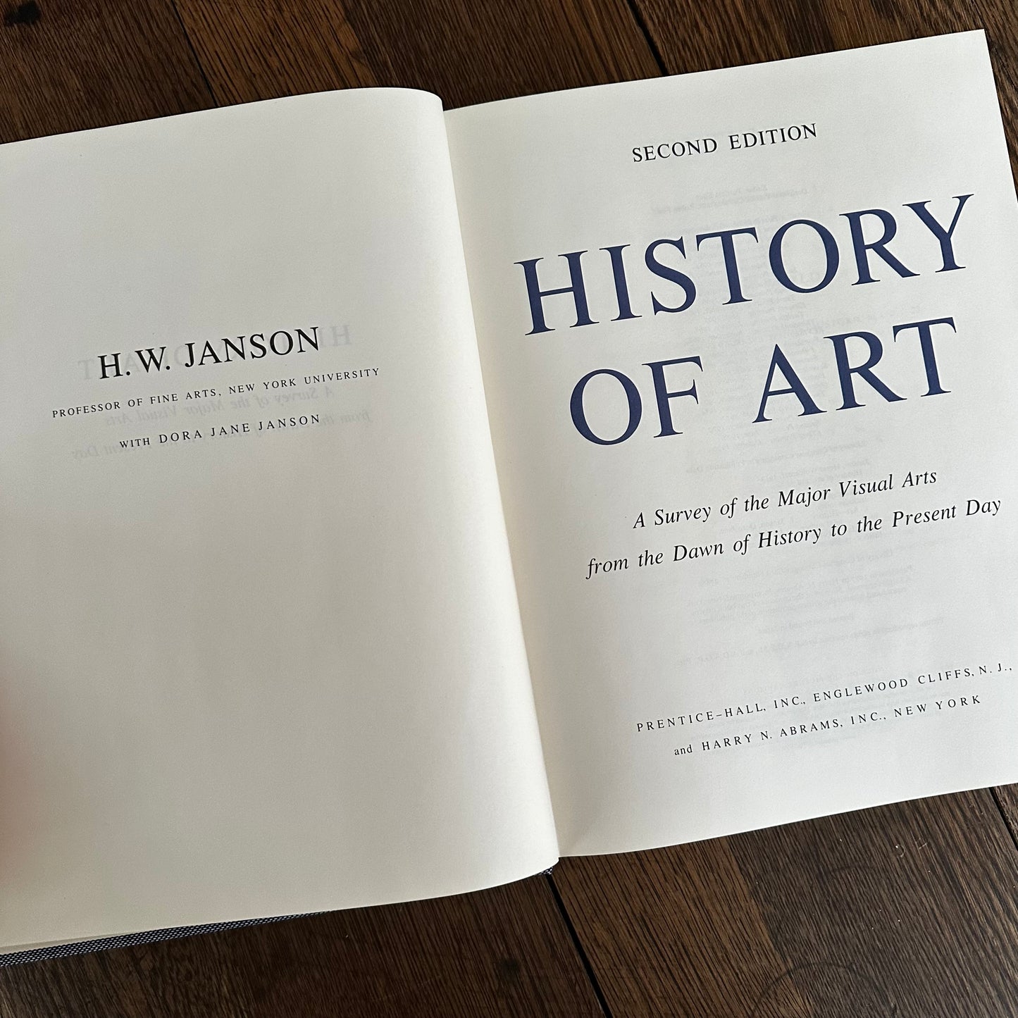 1979 History of Art 2nd Edition by H. W. Janson — Illustrated Art History Survey | Vintage Harry N. Abrams