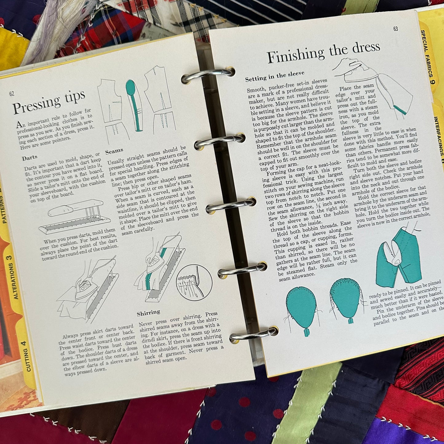 The 1970 Better Homes and Gardens Sewing Book Binder