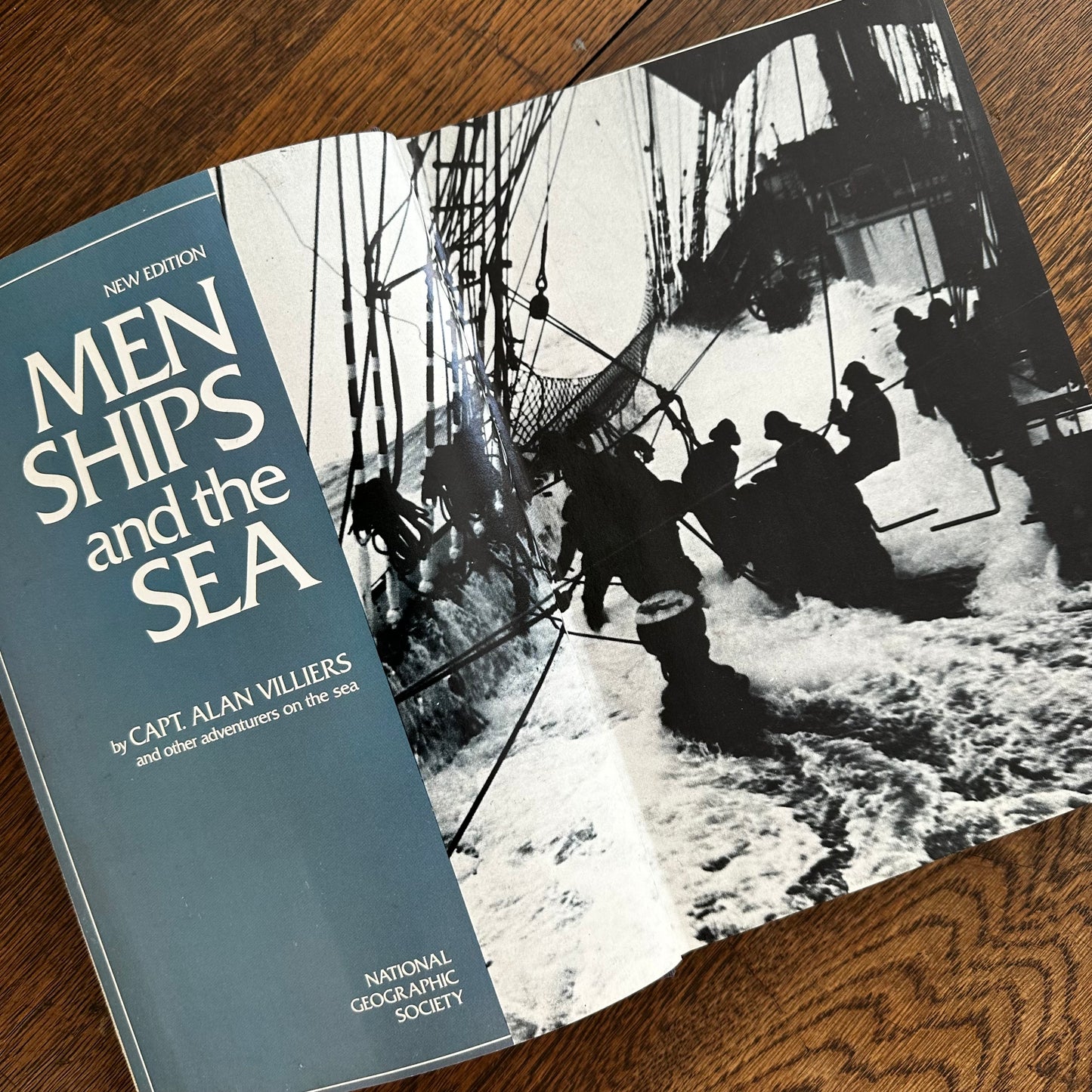 Men, Ships, and the Sea (1973) | National Geographic Society | Maritime History & Adventure Book