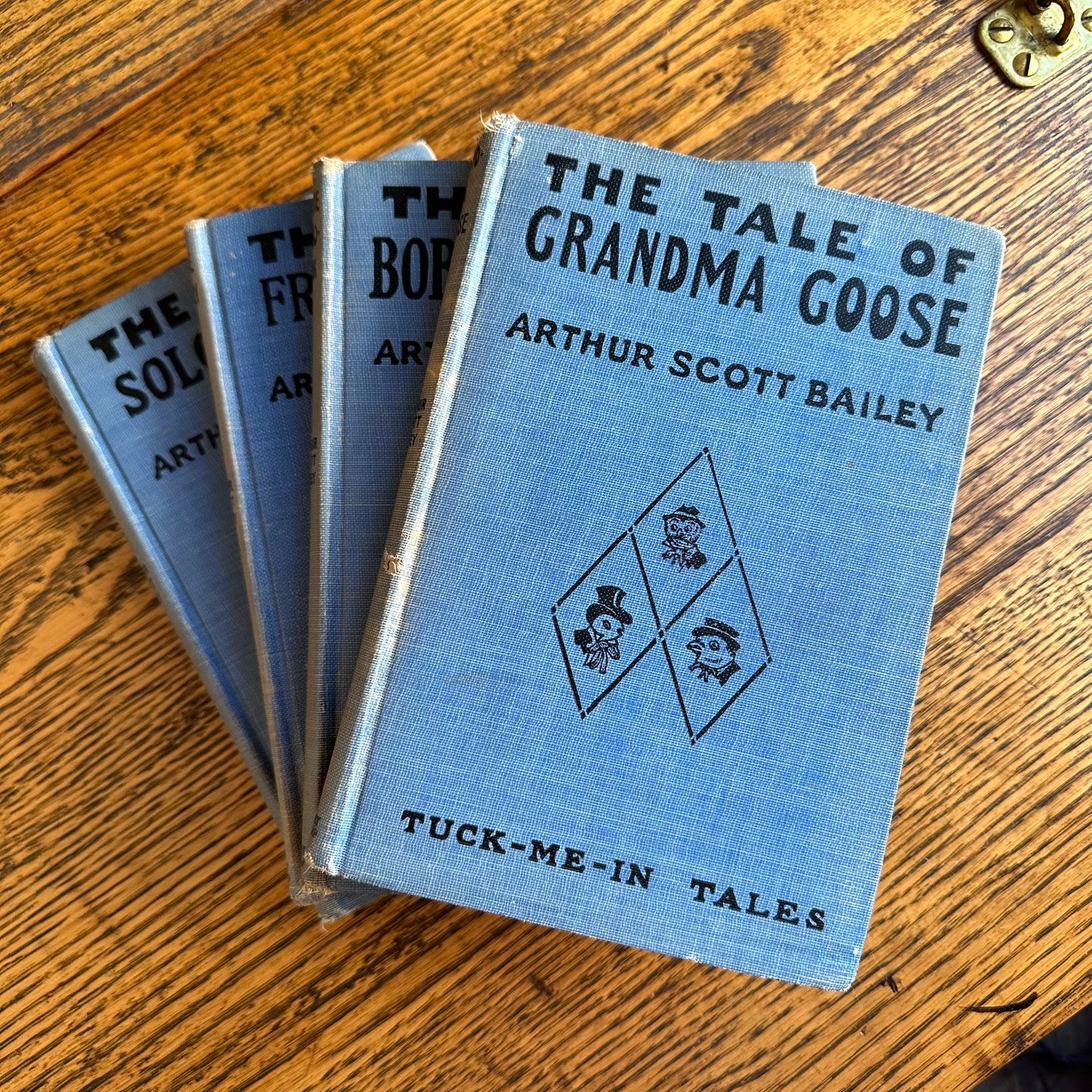 Set of 4 Antique “Tuck-Me-In Tales” for Children, 1917-1923