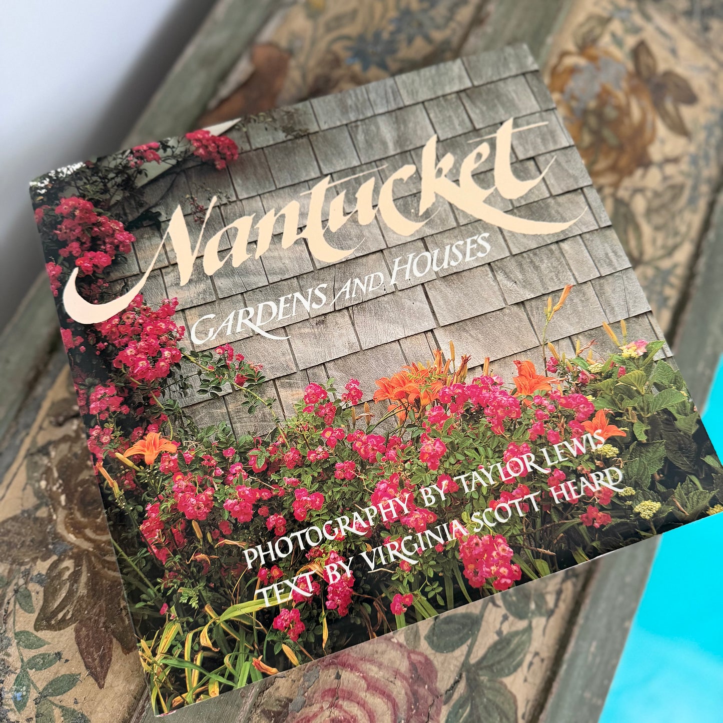 Nantucket Gardens & Houses | Taylor Lewis Photography | Virginia Scott Heard | Vintage 1990 Hardcover | Coastal New England Design Book