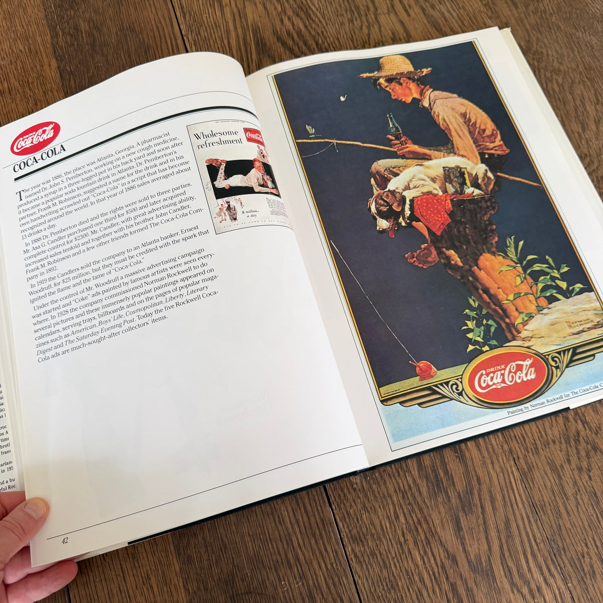 The Advertising World of Norman Rockwell 1986 Harrison House | Oversized Art Book 200+ Color Illustrations Americana Advertising Illustration History