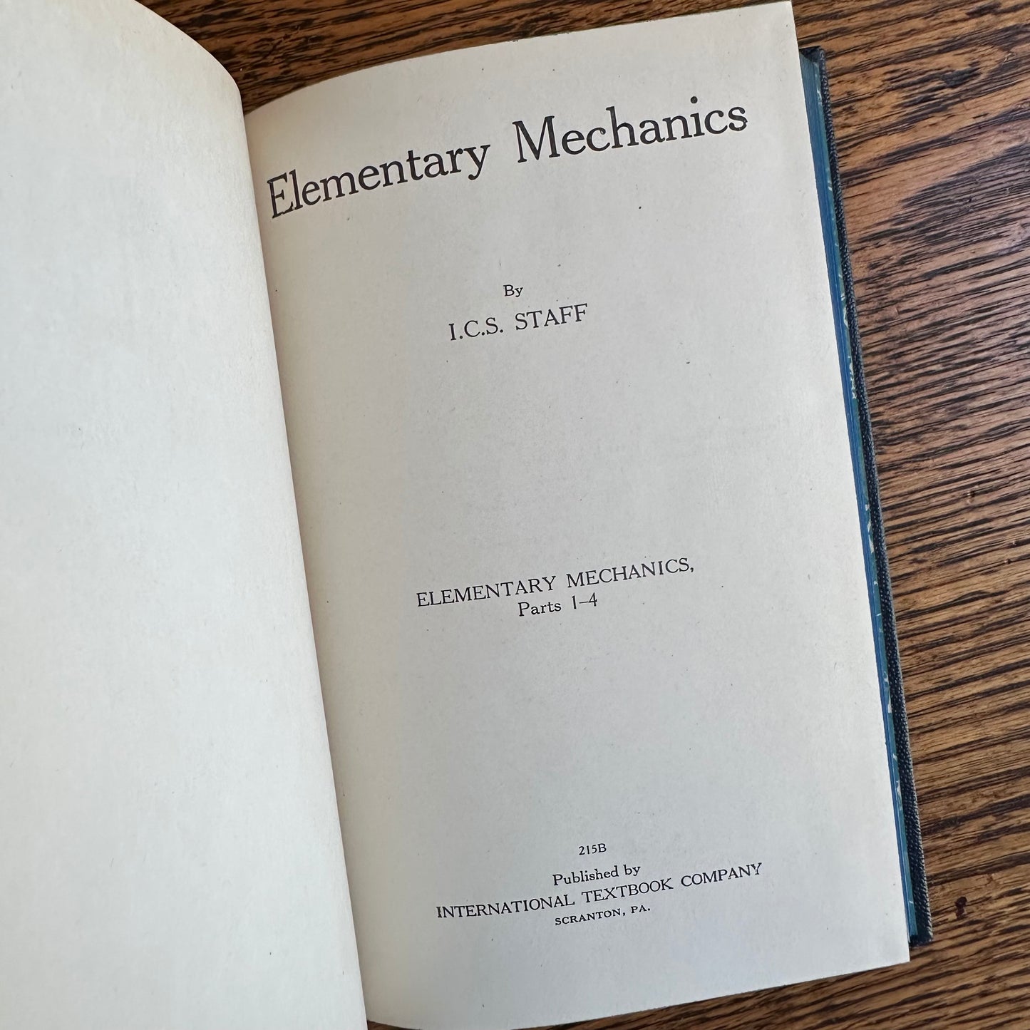 A Set of 13 Vintage Math & Mechanics Textbooks from the International Textbook Co. - 1928-45
