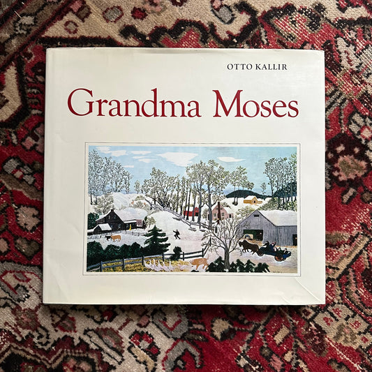 Otto Kallir’s Giant, Vintage Book of Grandma Moses’ Art!