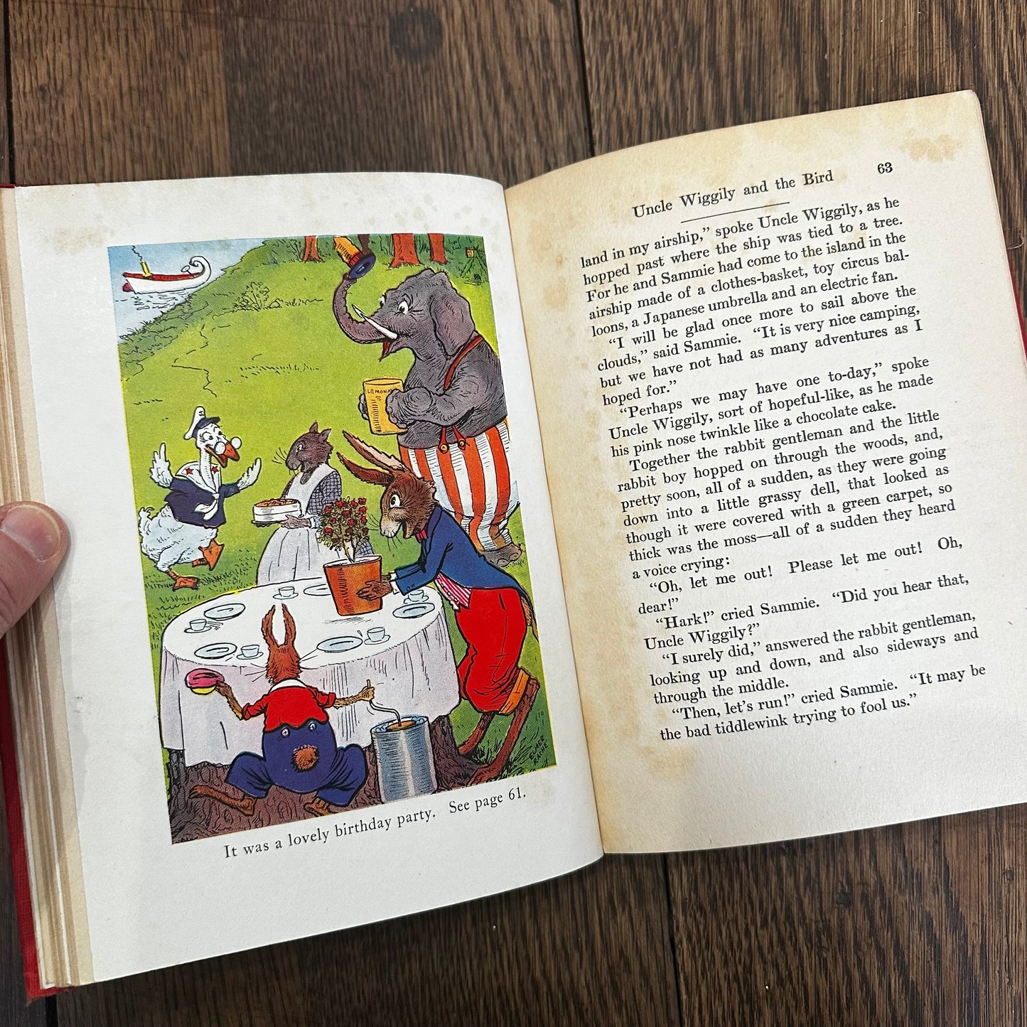 Set of 4 Uncle Wiggily Books (1939–1942) — Howard R. Garis — Illustrated by Elmer Rache — Vintage Children’s Books — Platt & Munk