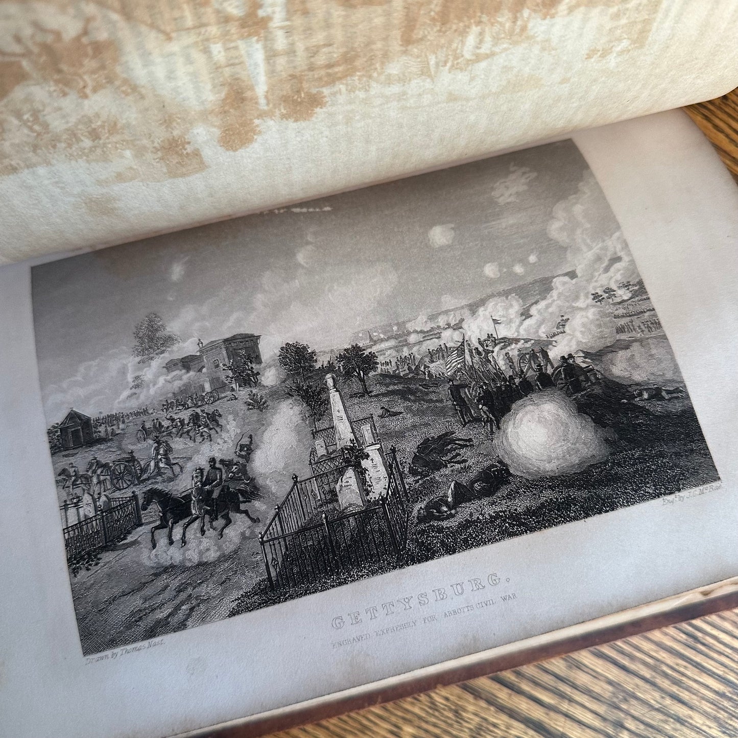 The History of the Civil War in America - A 2-Volume Leather-Bound Set - 1863-1868