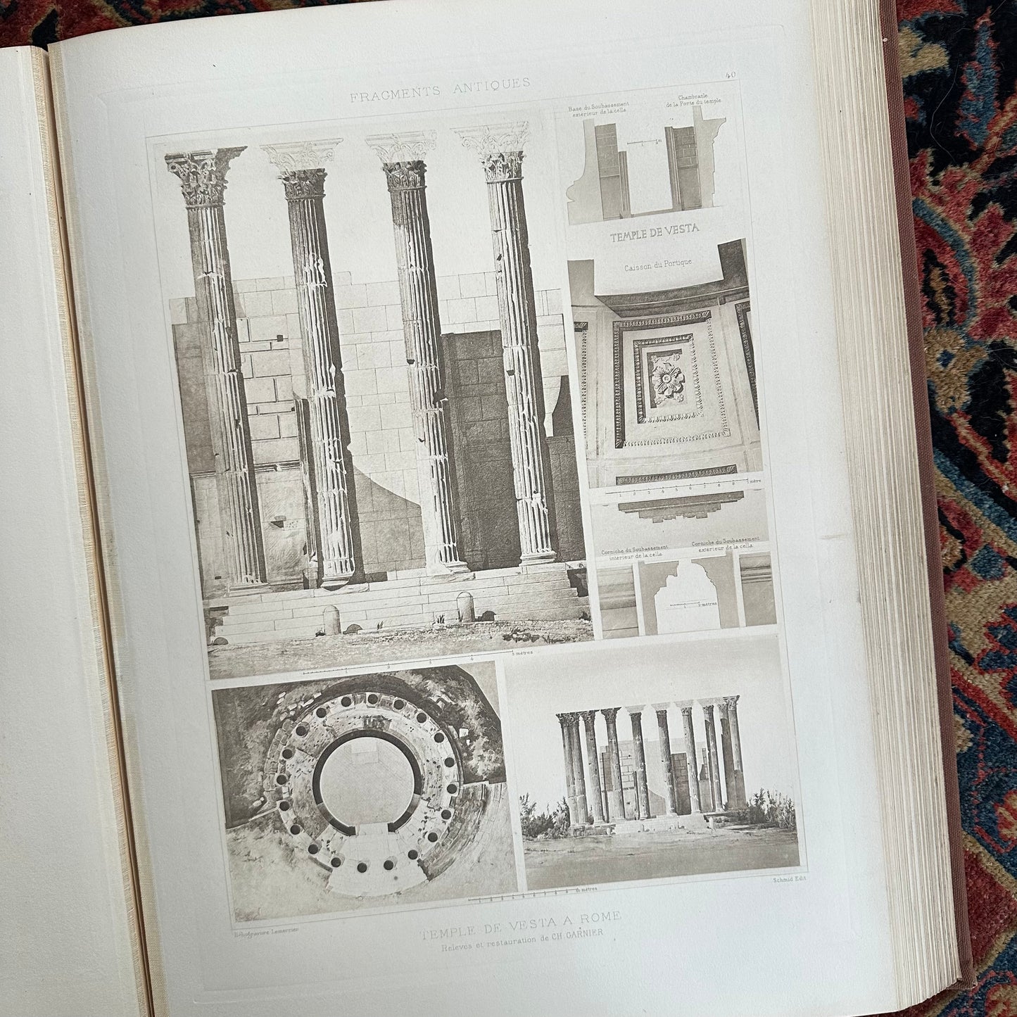 Fragments D’Architecture Antique - 2 Vol. Set - 1897 & 1905