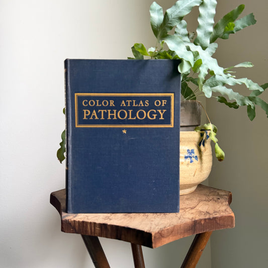 1950 Color Atlas of Pathology - Vintage Medical Book from the US Naval Medical School - 1,053 Color Illustrations