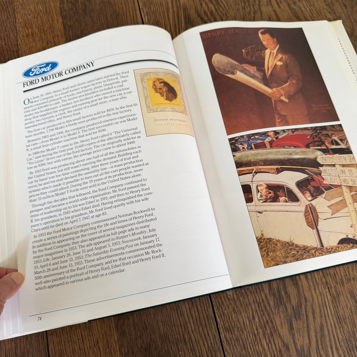 The Advertising World of Norman Rockwell 1986 Harrison House | Oversized Art Book 200+ Color Illustrations Americana Advertising Illustration History