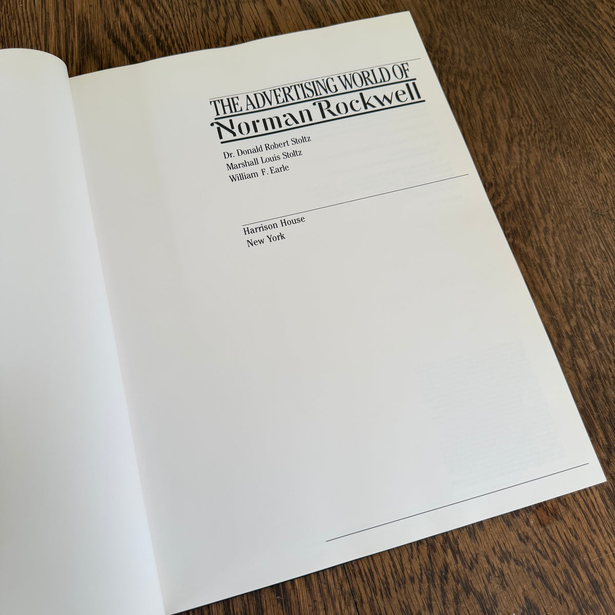 The Advertising World of Norman Rockwell 1986 Harrison House | Oversized Art Book 200+ Color Illustrations Americana Advertising Illustration History