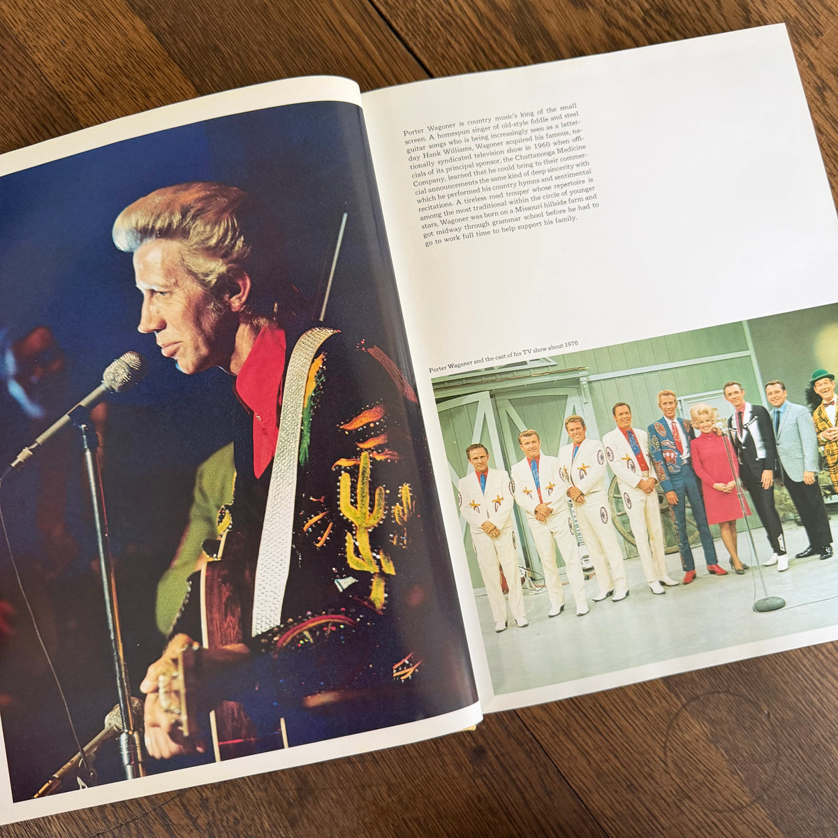 Nashville’s Grand Ole Opry by Jack Hurst - 1975 - Featuring Dolly Parton and Other Greats - Illustrated Country Music History - Giant Vintage Coffee Table Book