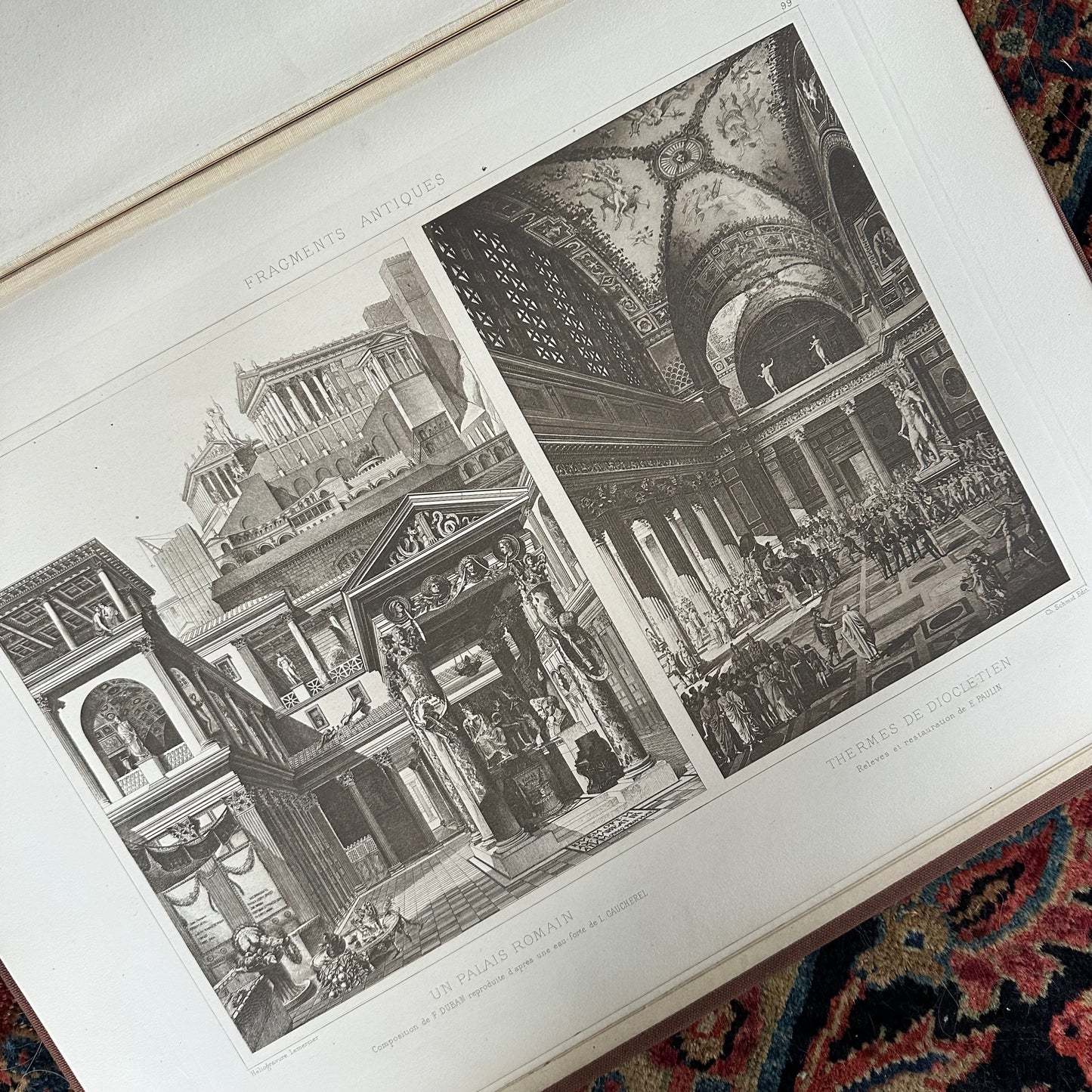 Fragments D’Architecture Antique - 2 Vol. Set - 1897 & 1905