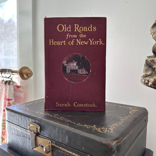 Vintage 1917 Old Roads from the Heart of New York Sarah Comstock Travel History Book Putnam Illustrated Antique NYC Region Guide