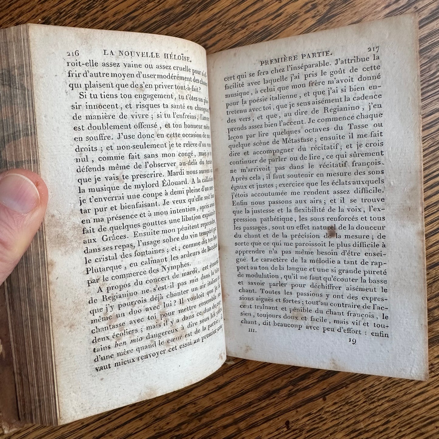 Œuvres de J.-J. Rousseau — Antique 1819 Paris Edition, Collected Works with Engravings - 16 of 20 Volumes