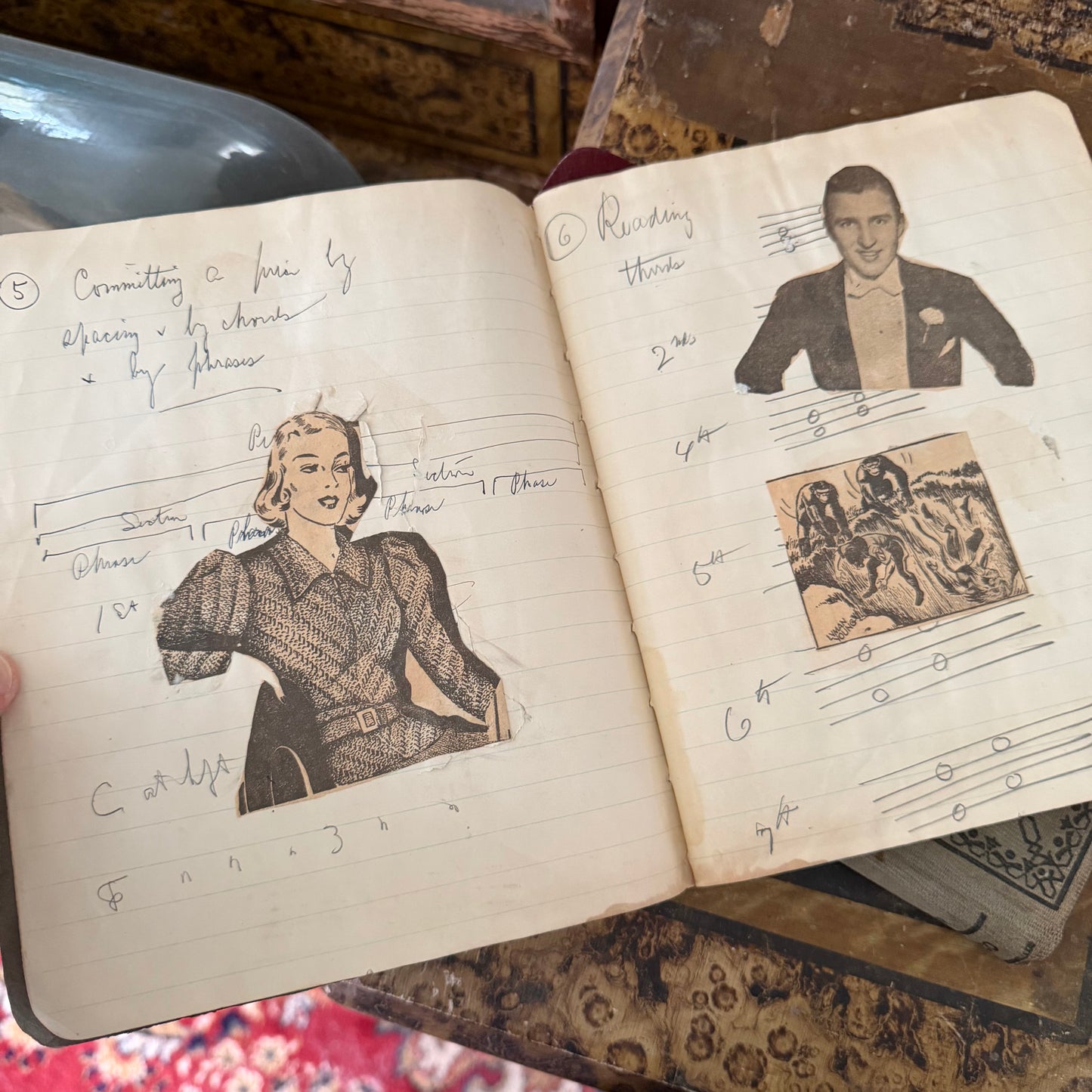 Victorian Autograph Albums 1889–1914 + 1930s Scrapbook + 1928 Ledger + NH Court Record Book Antique Paper Ephemera Collection