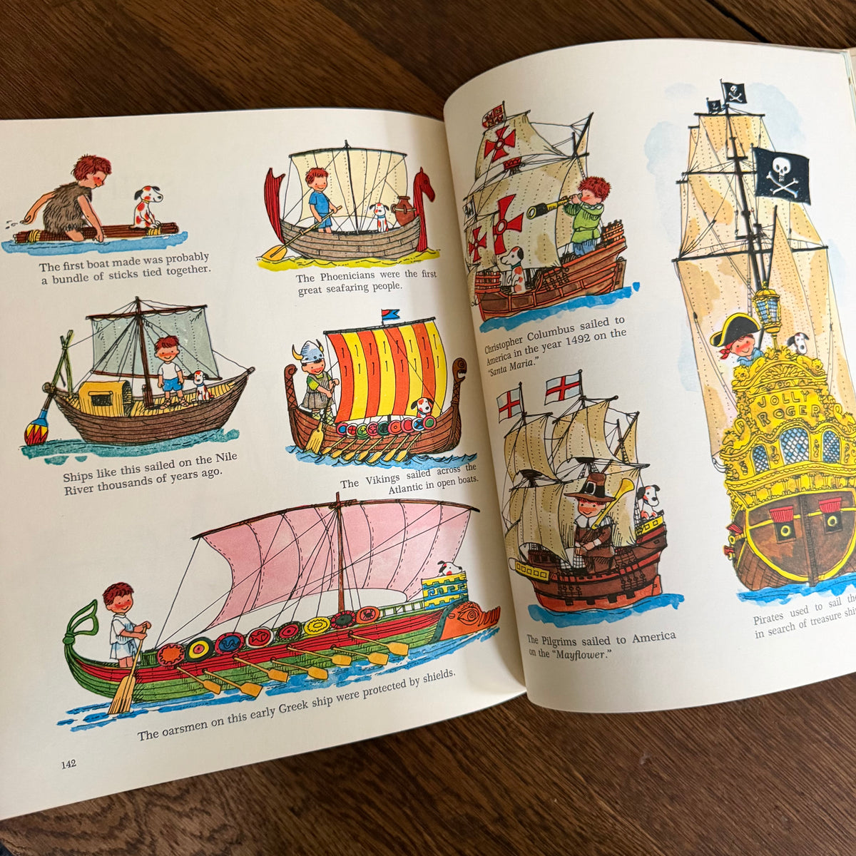 Richard Scarry Books Set of 2, Going Places & Fun with Words, 1971 Look & Learn Library, Golden Press