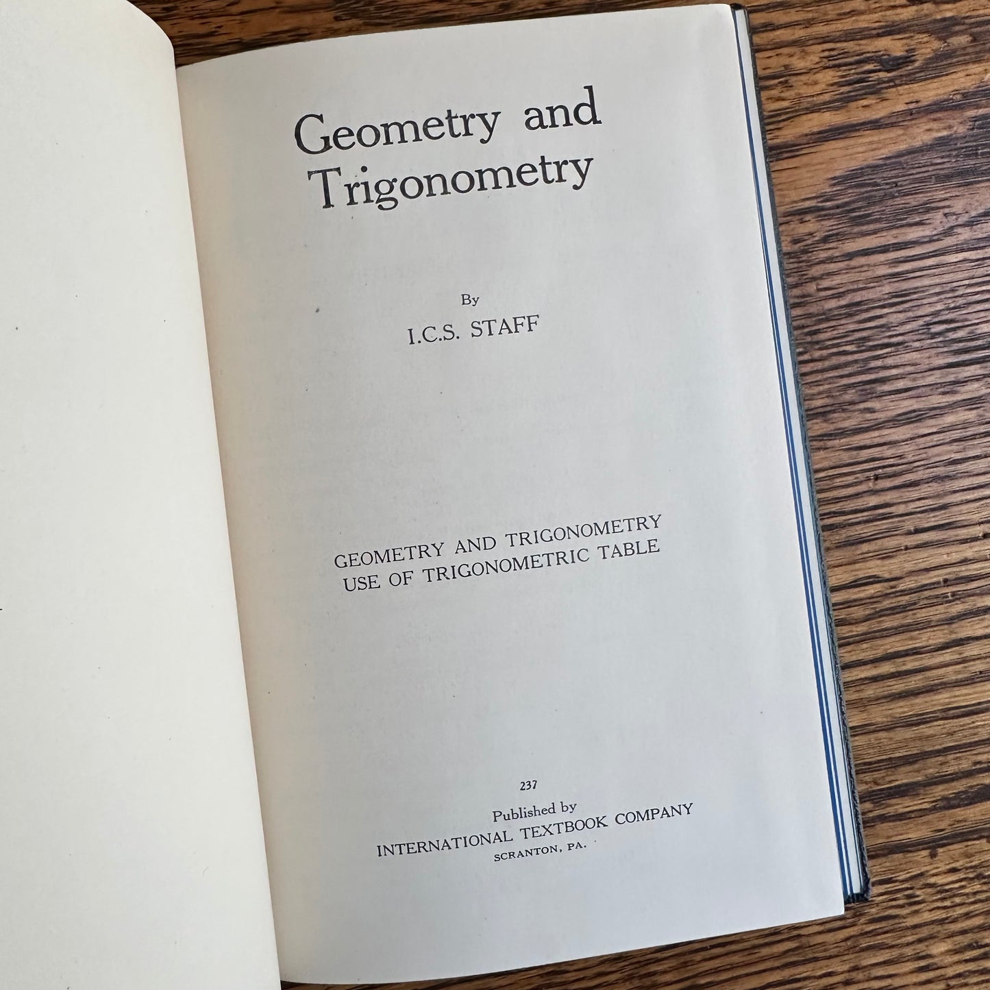 A Set of 13 Vintage Math & Mechanics Textbooks from the International Textbook Co. - 1928-45