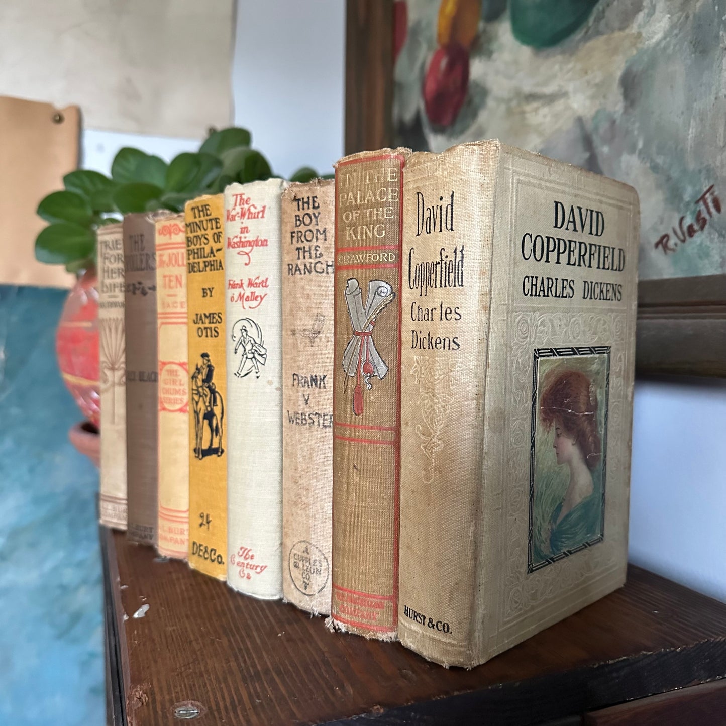 Antique Fiction Book Collection - 8 Titles