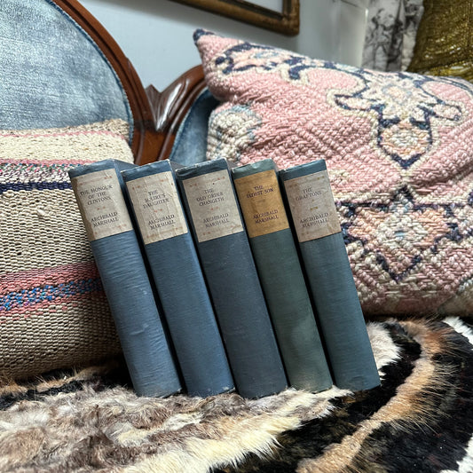 Stack of 5 Antique Archibald Marshall Novels