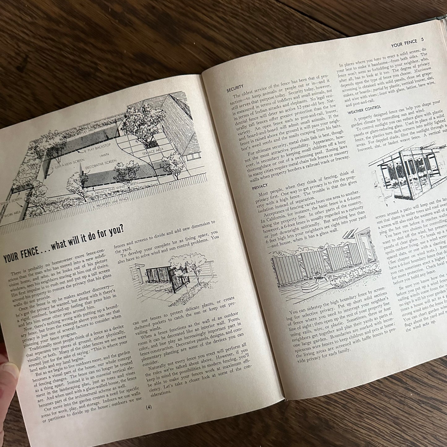 Sunset Garden and Patio Building Book, 1963