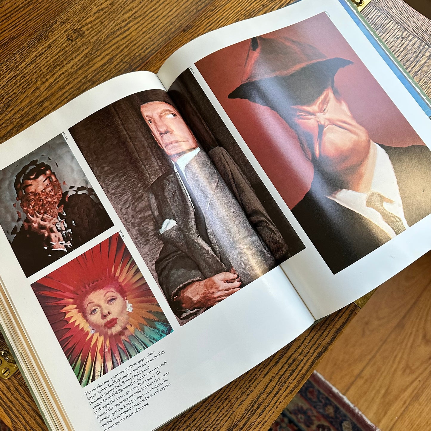 A Set of 4 Vintage Coffee Table Books in Shades of Green and Blue!