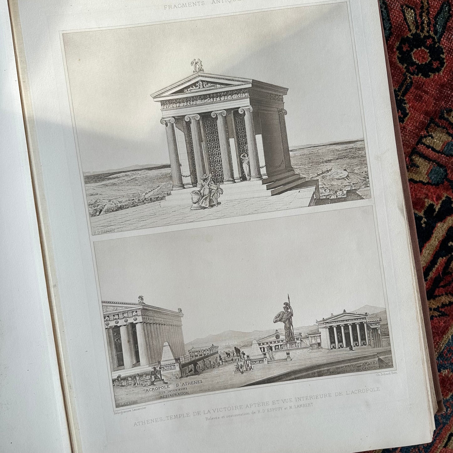 Fragments D’Architecture Antique - 2 Vol. Set - 1897 & 1905