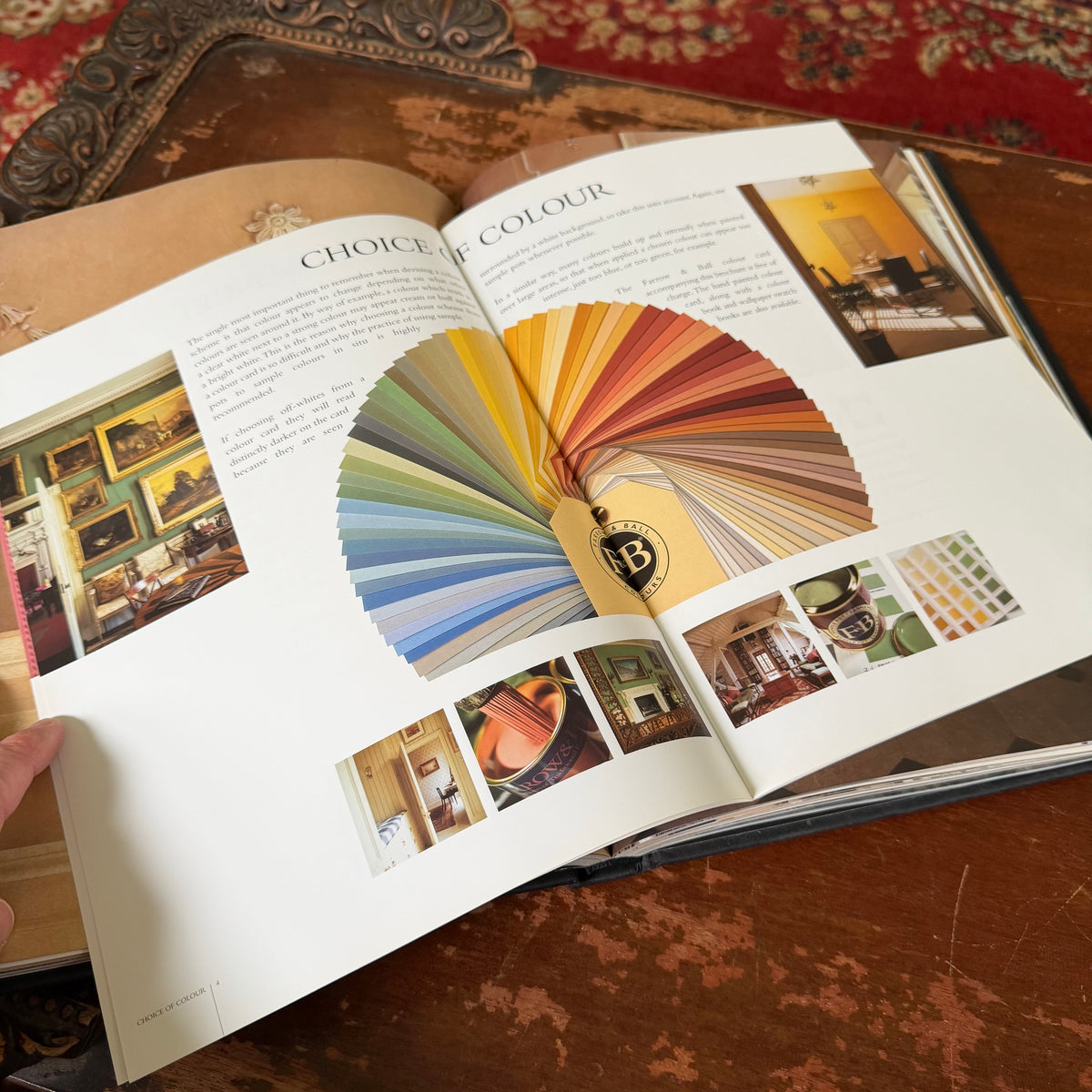 Paint and Color in Decoration 2003 Joseph Friedman Farrow & Ball Interior Design Book Hardcover Dust Jacket Color Theory Decorating Guide