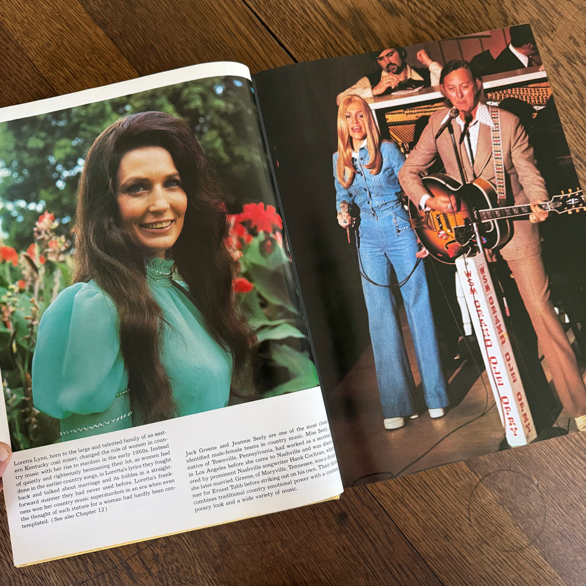 Nashville’s Grand Ole Opry by Jack Hurst - 1975 - Featuring Dolly Parton and Other Greats - Illustrated Country Music History - Giant Vintage Coffee Table Book
