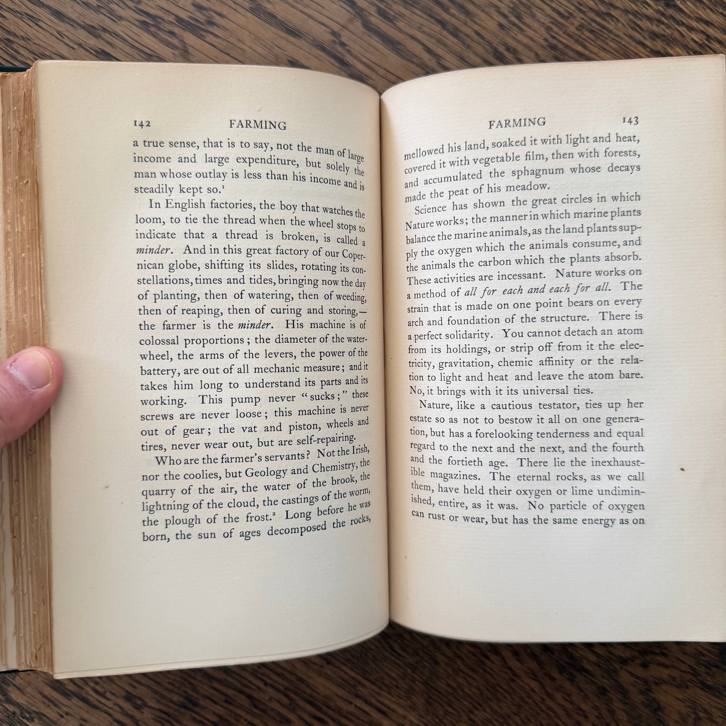 The Complete Works of Ralph Waldo Emerson Volumes 6 & 7 | Houghton Mifflin 1904 | Conduct of Life | Society and Solitude | Antique Book Set