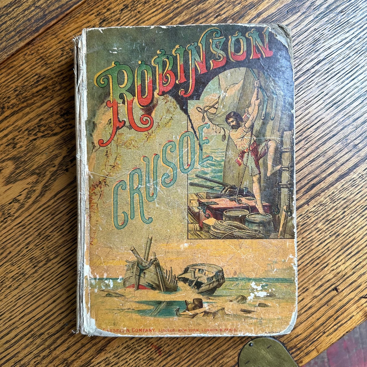 A Stack of 9 Vintage Illustrated Books for Kids