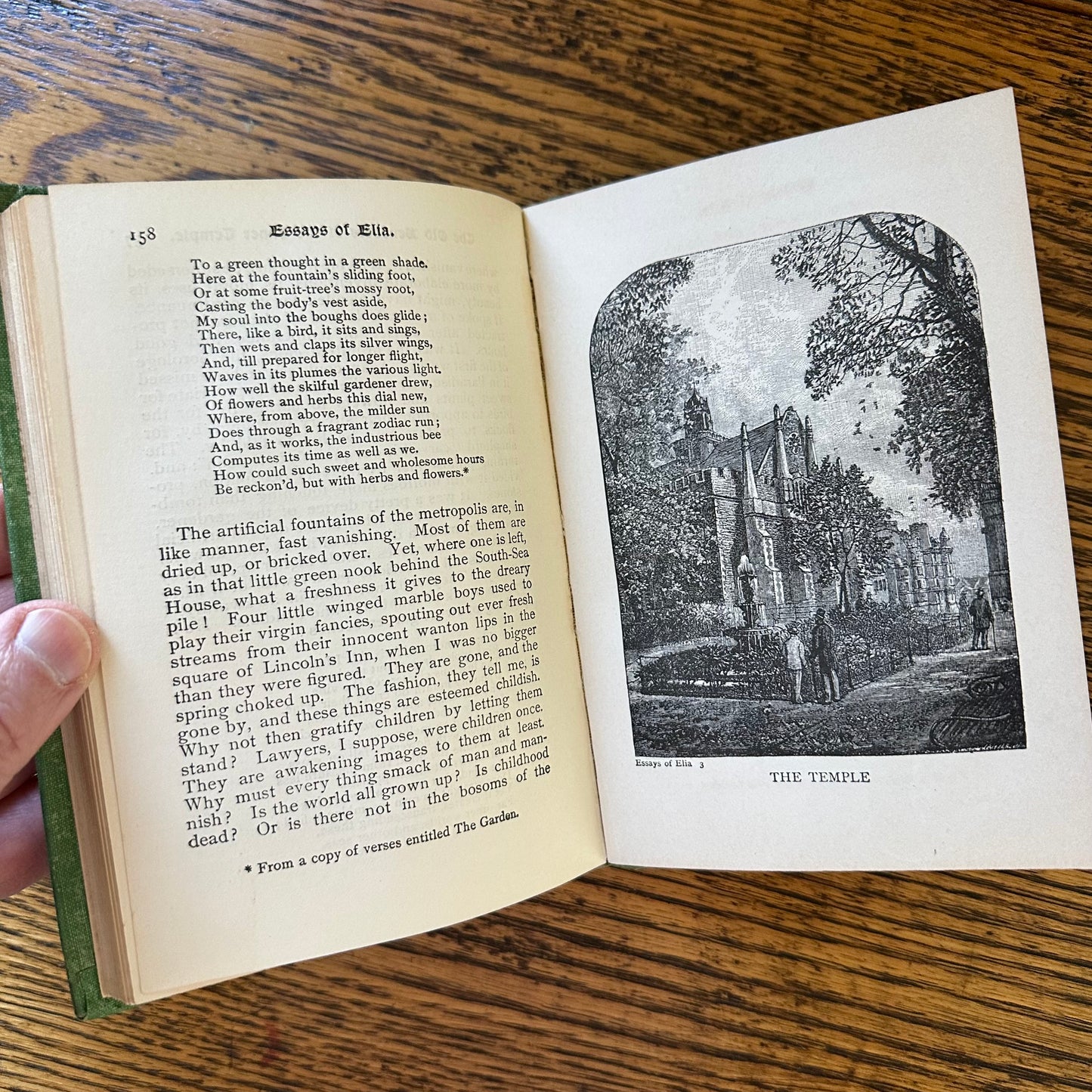 Victorian Antique Book Set - 1888-1912 - Green Decorative Books for Reading and Decorating