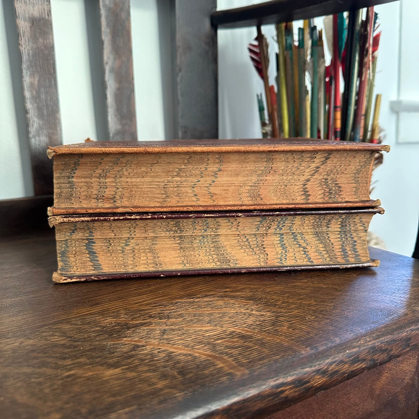 The History of the Civil War in America - A 2-Volume Leather-Bound Set - 1863-1868