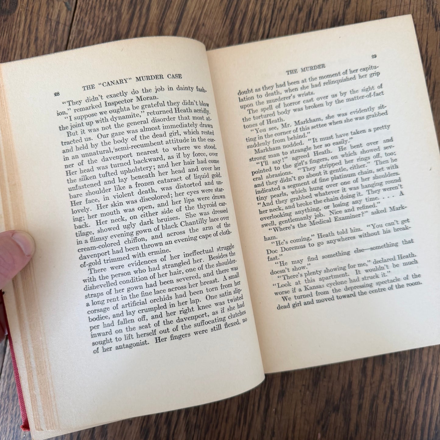 Set of 6 Philo Vance Vintage Mystery Books by S.S. Van Dine - 1927-1939