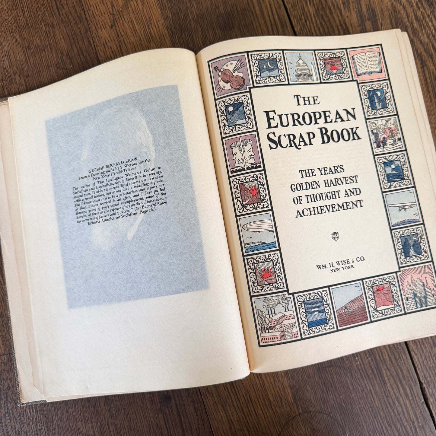 The European Scrap Book - 1928 - William H Wise - Vintage Illustrated Anthology of History, Literature, and Art
