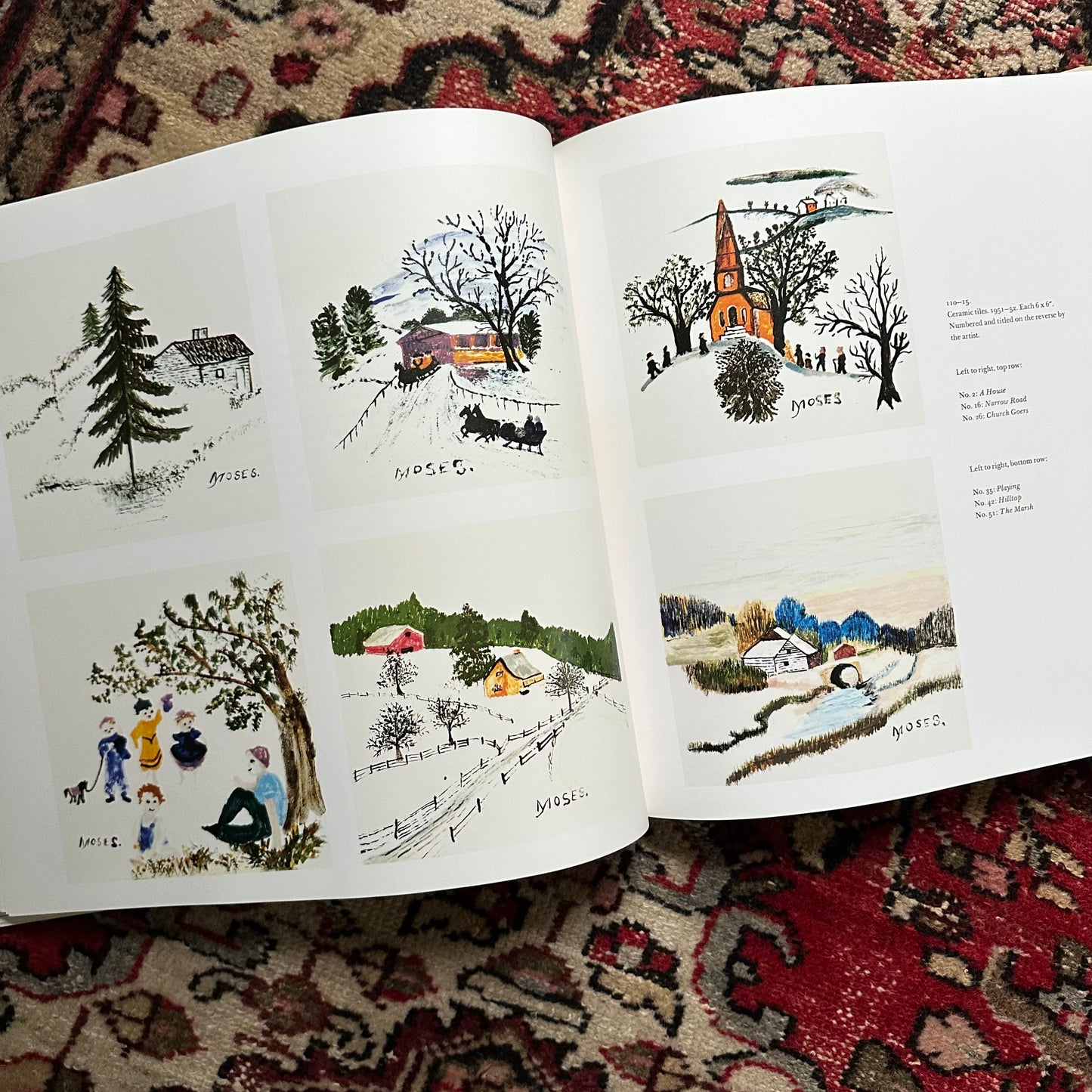 Otto Kallir’s Giant, Vintage Book of Grandma Moses’ Art!