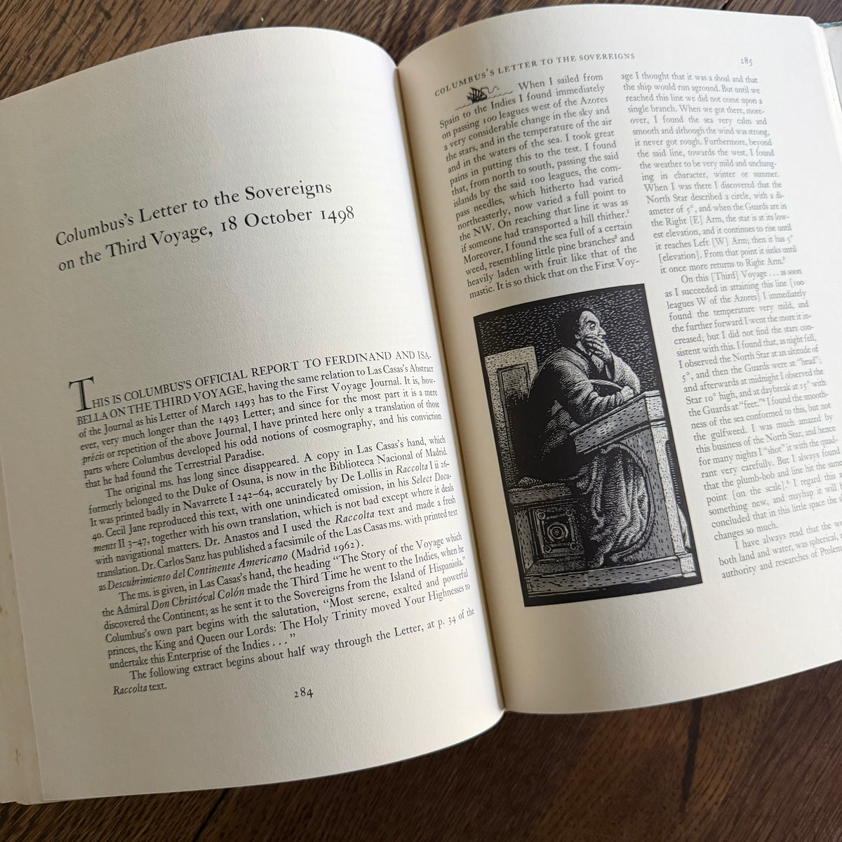 Journals & Other Documents on the Life & Voyages of Christopher Columbus, 1963 — Samuel Eliot Morison, Illustrated by Lima de Freitas | Heritage Press