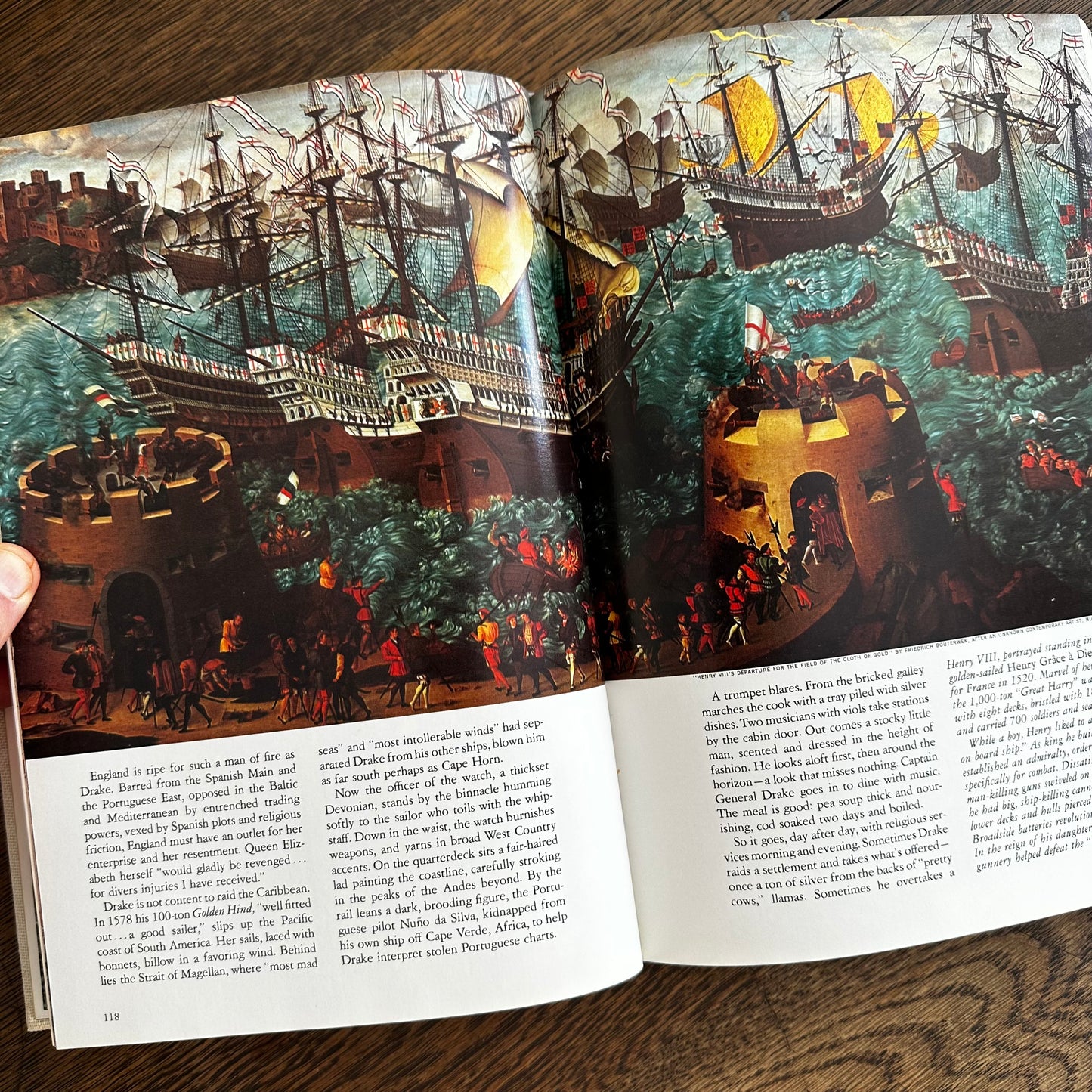 Men, Ships, and the Sea (1973) | National Geographic Society | Maritime History & Adventure Book