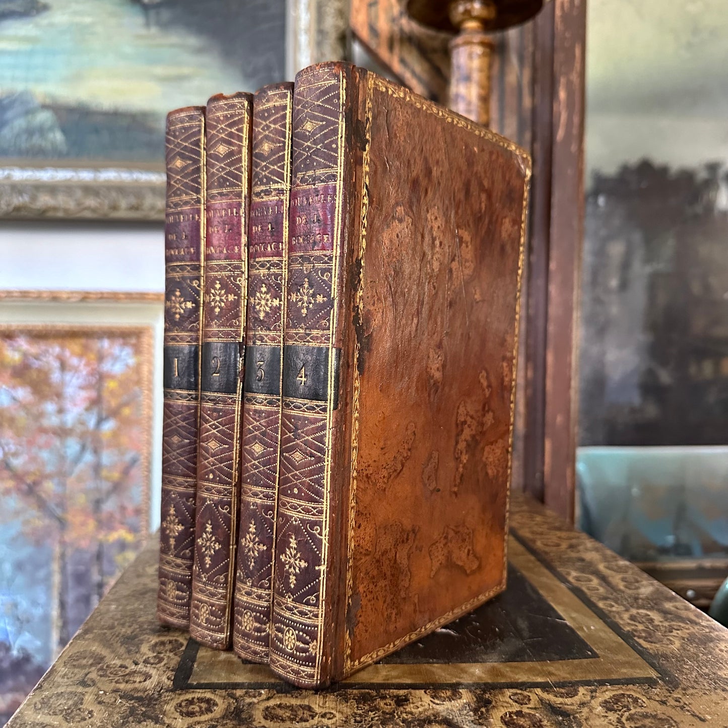 1802 Nouvelles de Jean Boccace - Four Volumes