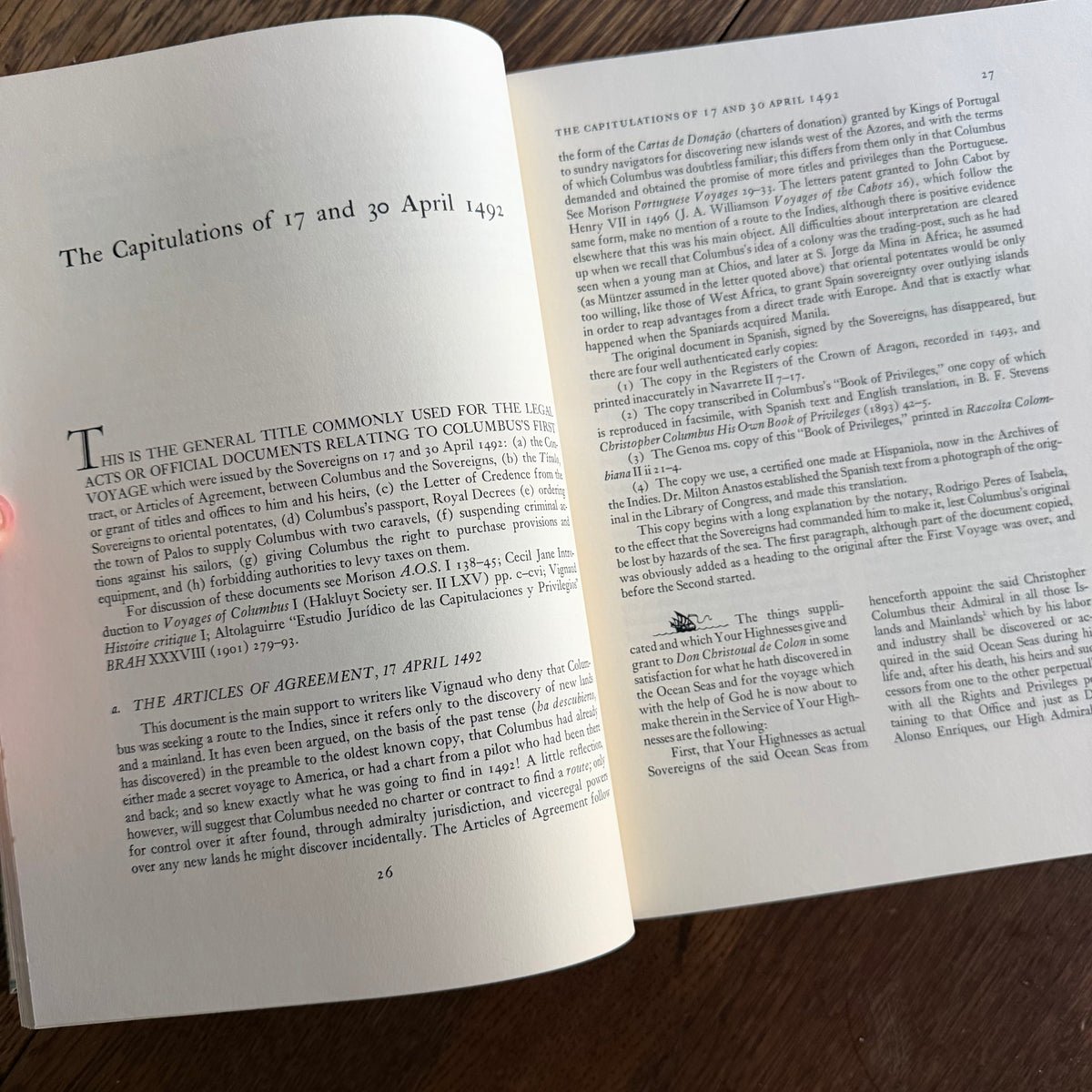 Journals & Other Documents on the Life & Voyages of Christopher Columbus, 1963 — Samuel Eliot Morison, Illustrated by Lima de Freitas | Heritage Press