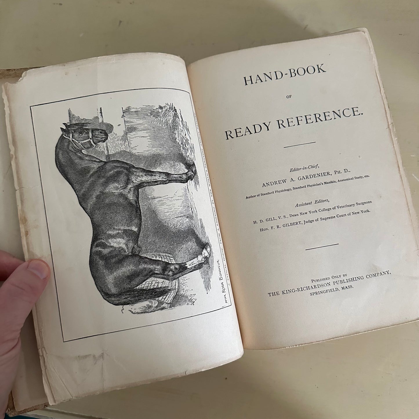 Hand-Book of Ready Reference for Farmers & Homesteaders - 1897