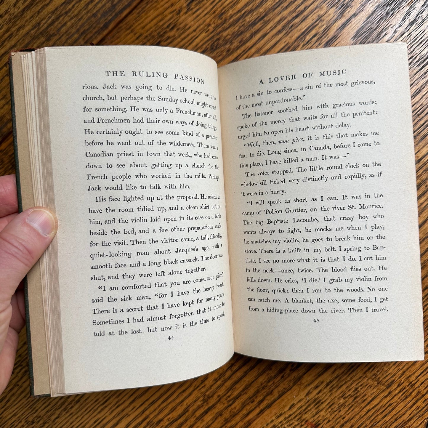 Collection of 6 Antique Leather-bound Softcover Books