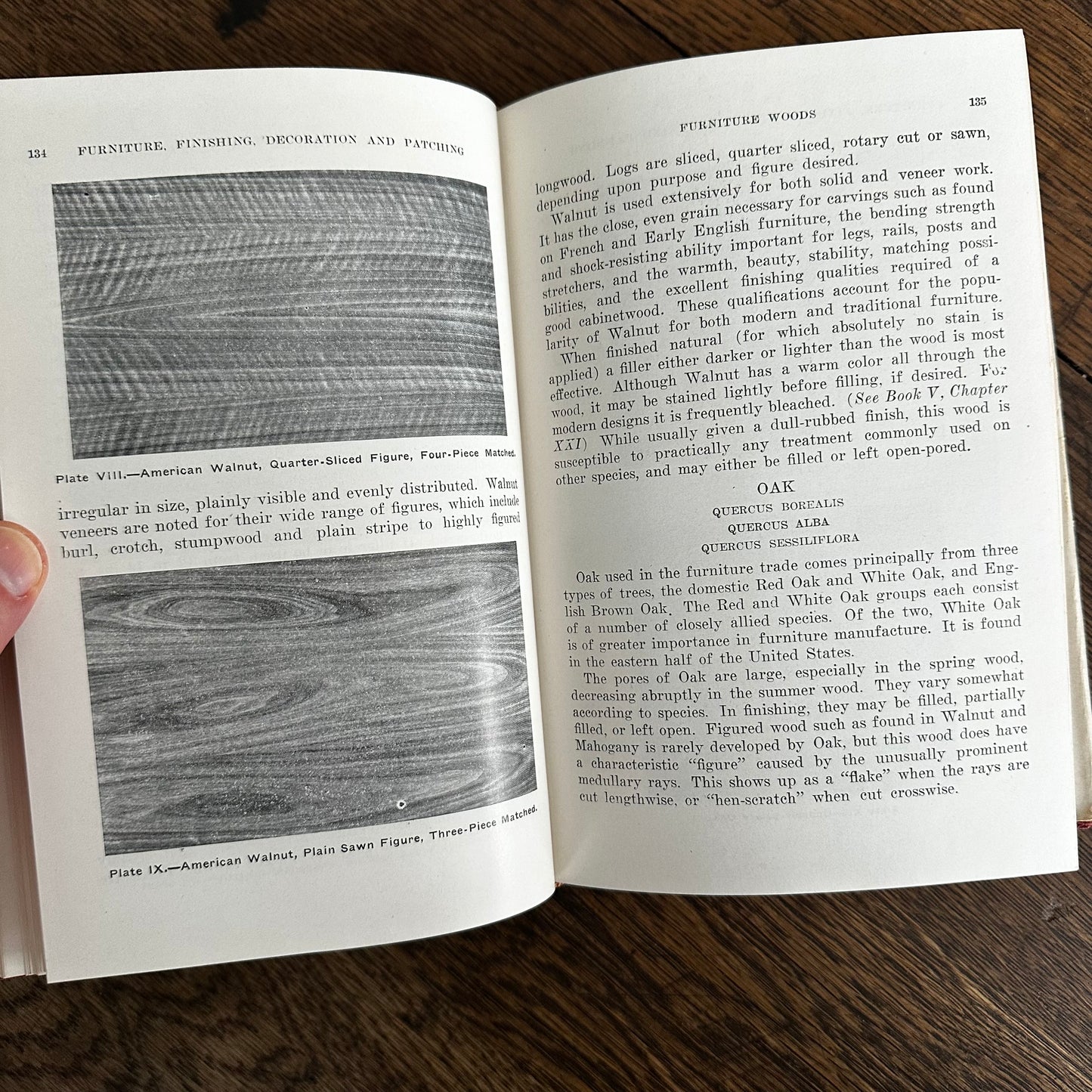 Furniture Finishing, Decoration & Patching, Pattou & Vaughn 1944 Hardcover Book