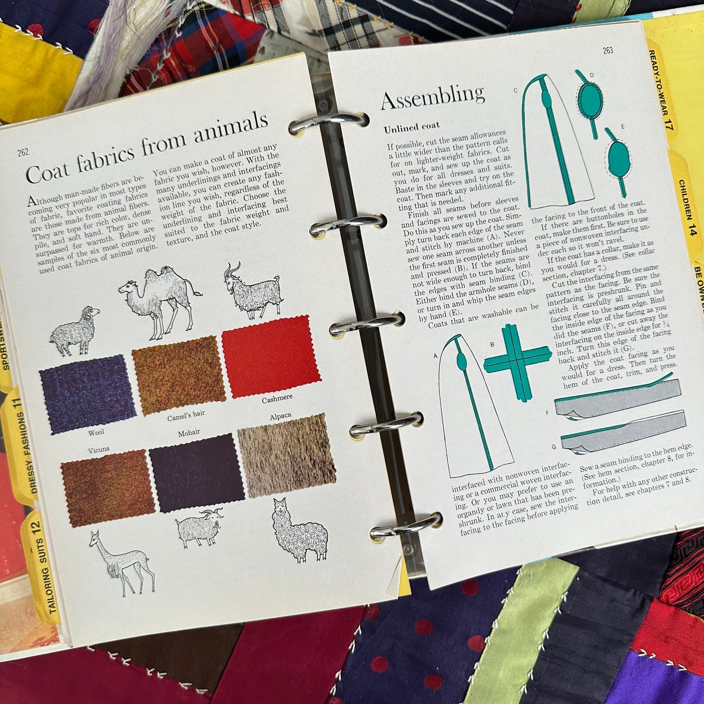 The 1970 Better Homes and Gardens Sewing Book Binder