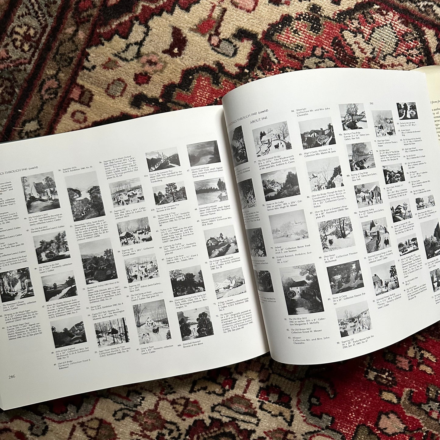 Otto Kallir’s Giant, Vintage Book of Grandma Moses’ Art!